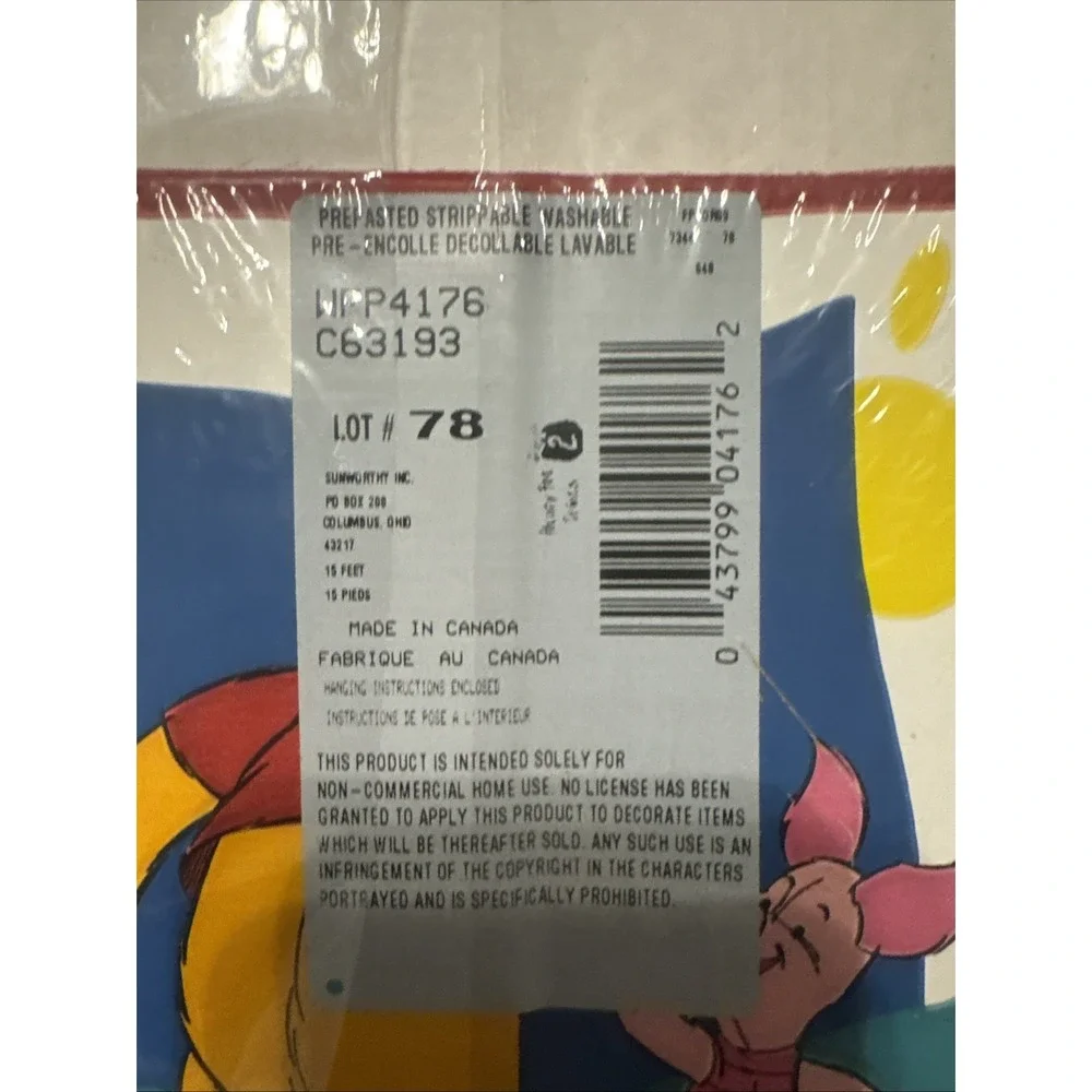 Winnie The Pooh Decorative Border 5 Yards Disney New Set Of 2‎